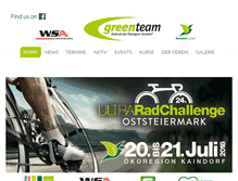 Tablet Screenshot of green-team.at